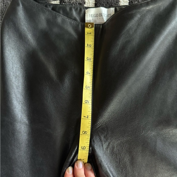 Hugo Buscati Collection Vintage Leather Pants. Size 2P. Mint condition! - Picture 4 of 6